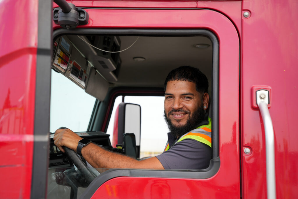 Happy Truck Drivers Choose Loyalty