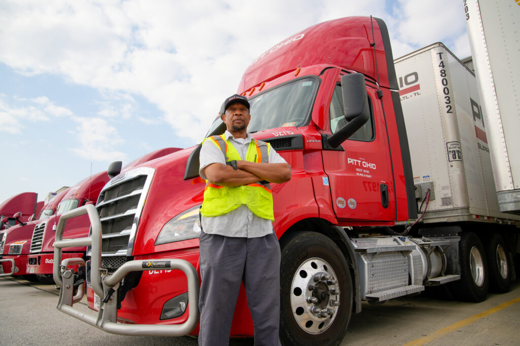 Proud PITT OHIO Truck Driver